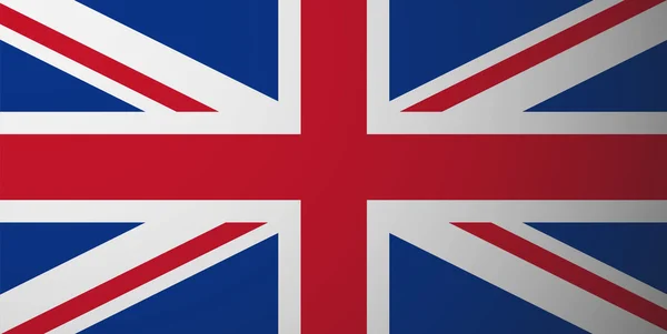 Flagge Großbritanniens — Stockvektor