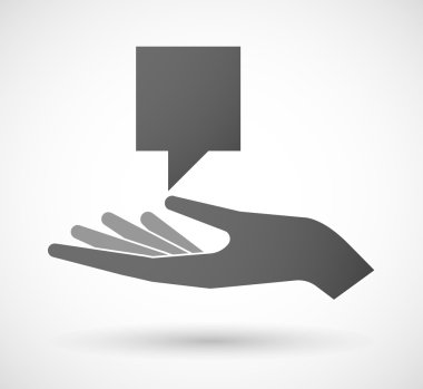 Bir araç ipucu veren el