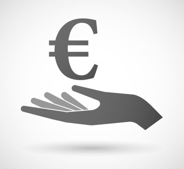 Bir para birimi işaret veren el