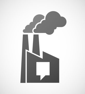 Bir araç ipucu ile fabrika simgesi