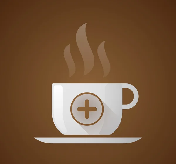 Kaffeetasse mit Summenzeichen — Stockvektor