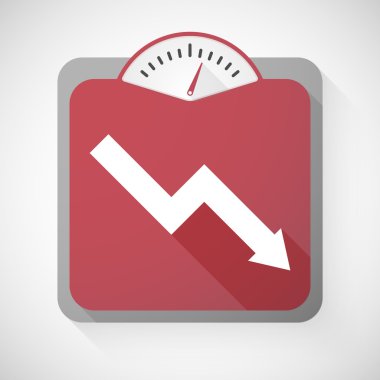 Ağırlık ölçeği ile bir grafik