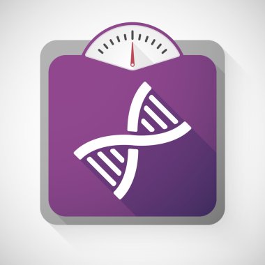 Bir Dna işareti ile ağırlık ölçek