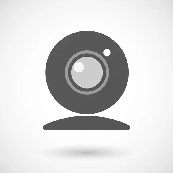 Grå webcam — Stock vektor