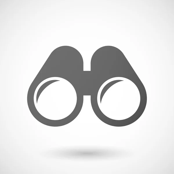 Grey binoculars icon Royalty Free Stock Illustrations