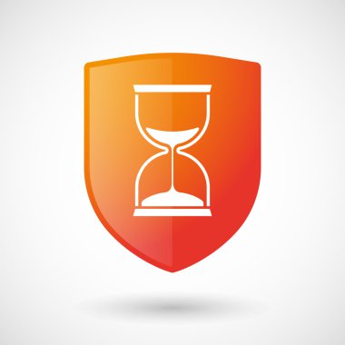 Bir kum saati ile kalkan kutsal kişilerin resmi