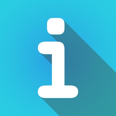 Uzun gölge bilgi simgesi