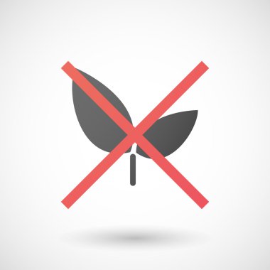 Simge bir bitki ile izin verilmiyor