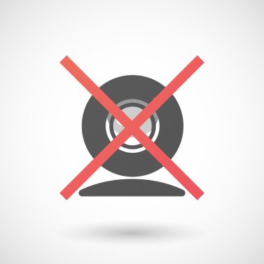 Simge bir web kamerası ile izin verilmiyor