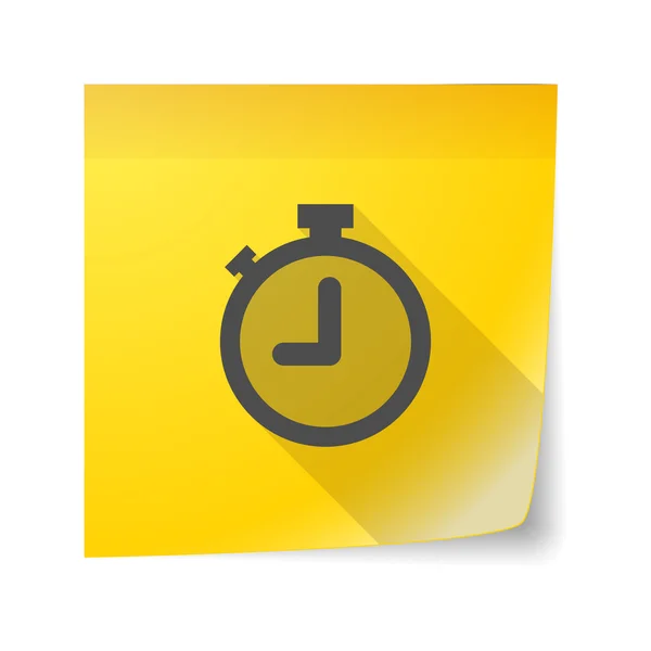 Fästis ikonen med en timer — Stock vektor