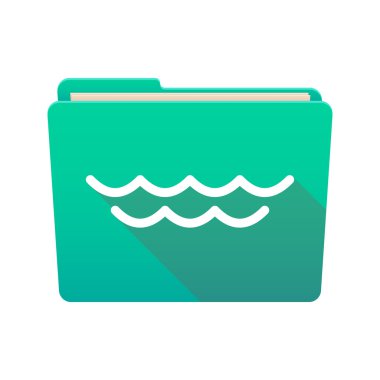 Su Burcu ile klasör simgesi