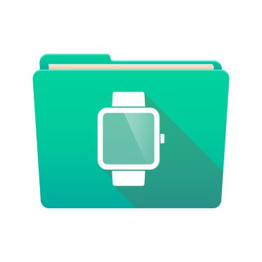 Klasör simgesini bir akıllı telefon ile