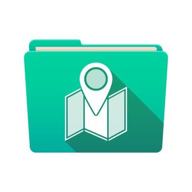 Klasör simgesini bir harita