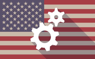 Gears'ı ile ABD bayrağı simgesi