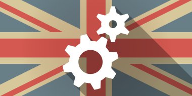İngiltere bayrak simgesi ile vites