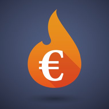 Alev simgesini euro işareti