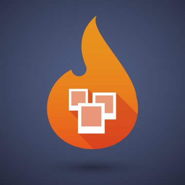 Fotoğraflar ile alev simgesi