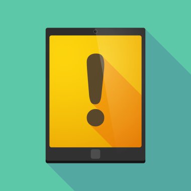 Tablet pc simgesi exclamarion işareti