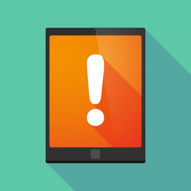 Tablet pc simgesi hayranlık işareti