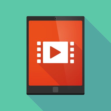 Tablet pc simgesi Multimedya işaretiyle