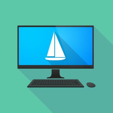 Bir gemi ile kişisel bilgisayar