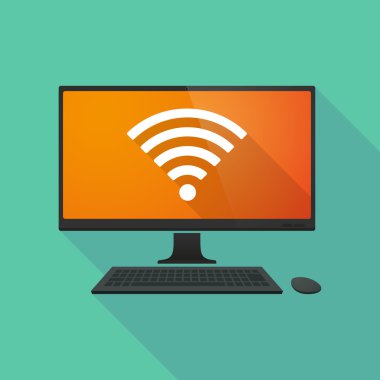 Bir radyo sinyali işaret ile kişisel bilgisayar