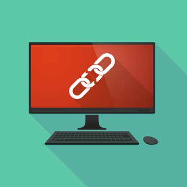 Bir zincir ile kişisel bilgisayar