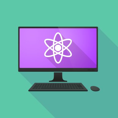 Kişisel bilgisayar ile bir atom