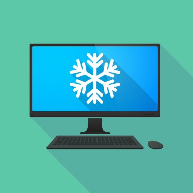Bir kar tanesi ile kişisel bilgisayar