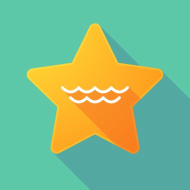 Yıldız simgesi ile su Burcu