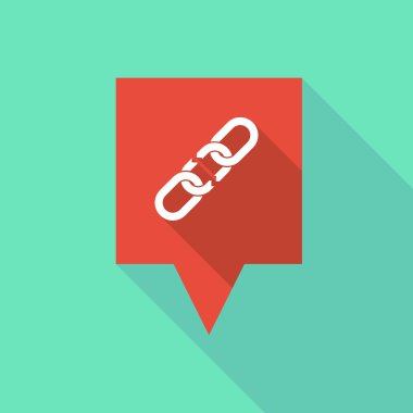 Kırık bir zincir simgesiyle araç ipucu