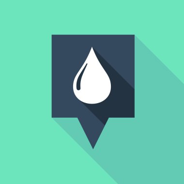 Bir yakıt damla simgesiyle araç ipucu