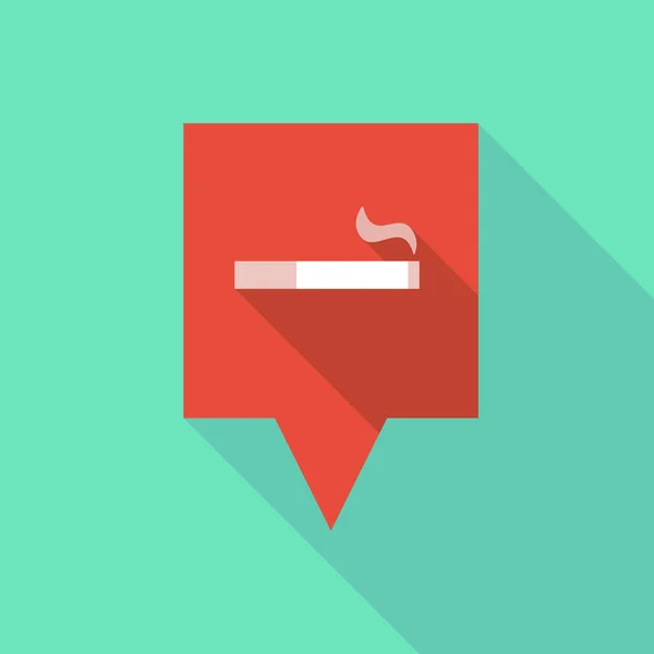 Icona Tooltip con una sigaretta — Vettoriale Stock