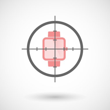 Akıllı bir saat hedefleme artı simgesi