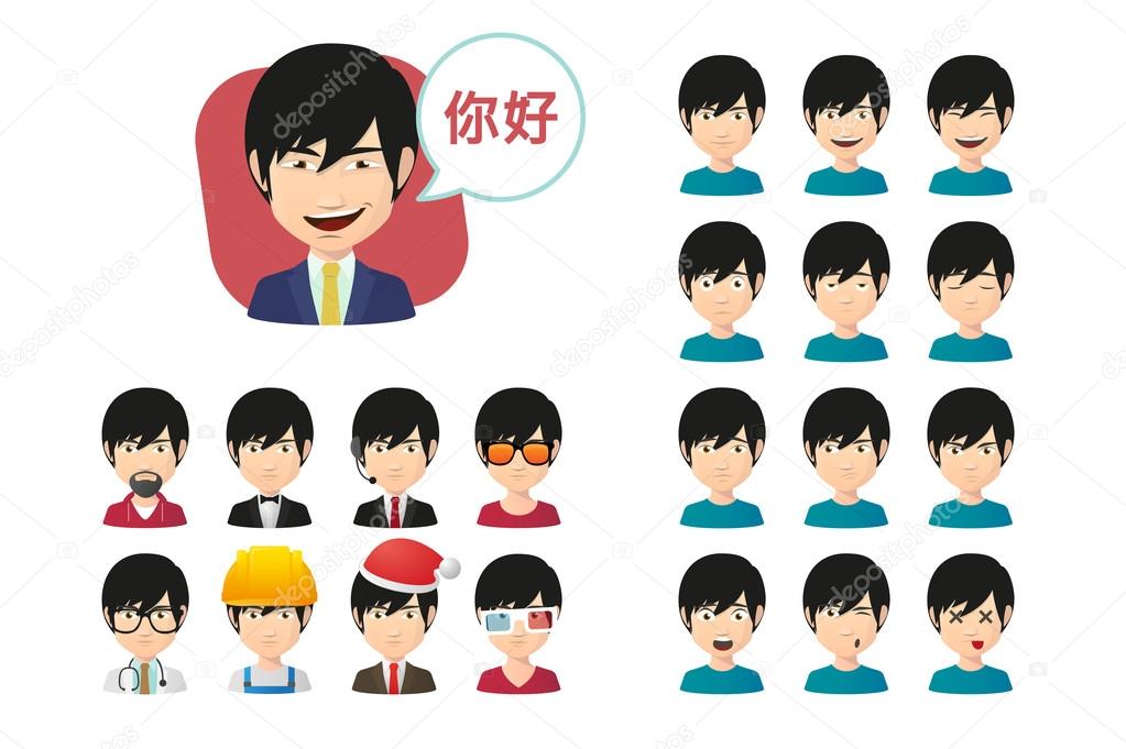 Asian man cartoon Vector Art Stock Images | Depositphotos Asian man cartoon Vector Art Stock Images | Depositphotos