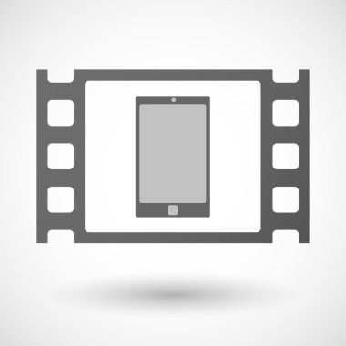 35mm film frame with a smart phone