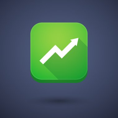 App button with a graph