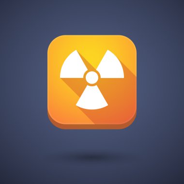 App button with a radio activity sign