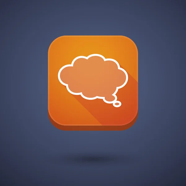 App button with a comic cloud balloon — Wektor stockowy