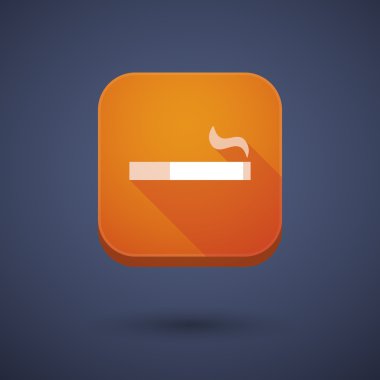 App button with a cigarette