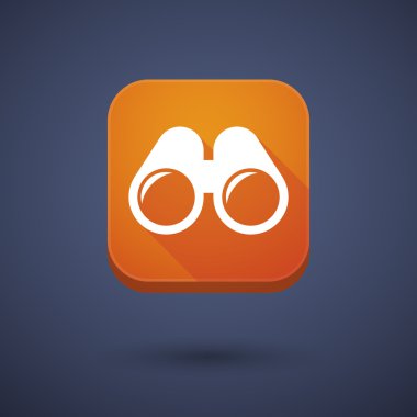 App button with a binoculars