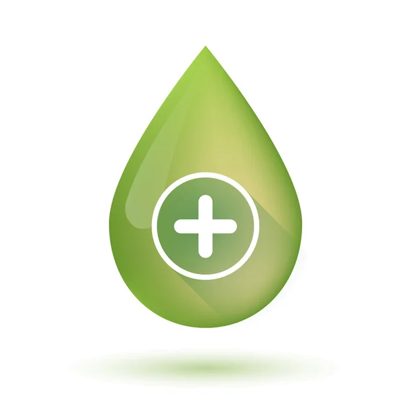 Olivový olej přetažení ikony s znaménko částky — Stockový vektor