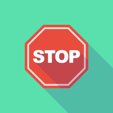 Uzun gölge stop sinyali