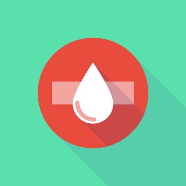 Uzun gölge bir kan damlası simgesiyle girmeyin