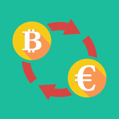 Exchange işareti biraz bozuk para işareti ve euro işareti ile