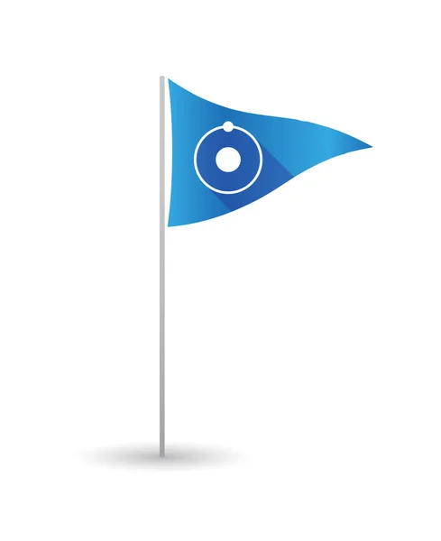 Flaga Golf z atomu — Wektor stockowy