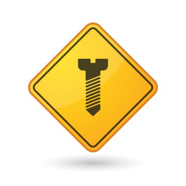 Bilinci işareti bir vida ile