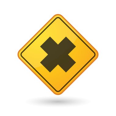 Bilinci işareti ile rahatsız edici bir madde işareti