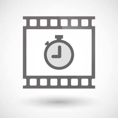Bir zamanlayıcı ile fotoğraf filmi simgesi