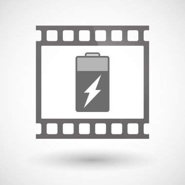 Bir pil ile fotoğraf filmi simgesi